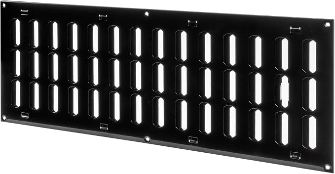 Repa Market 20" x 8" Inch Black Adjustable Air Vent Cover by RepaMarket