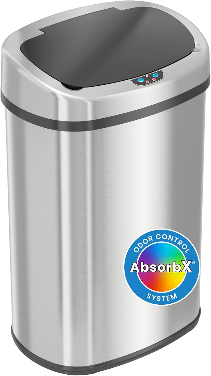 iTouchless 13 Gallon Automatic Sensor Trash Can - Image 4