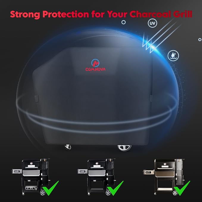 Comnova Grill Cover for Masterbuilt Gravity Series 1050 Digital Charcoal Grill - Image 3