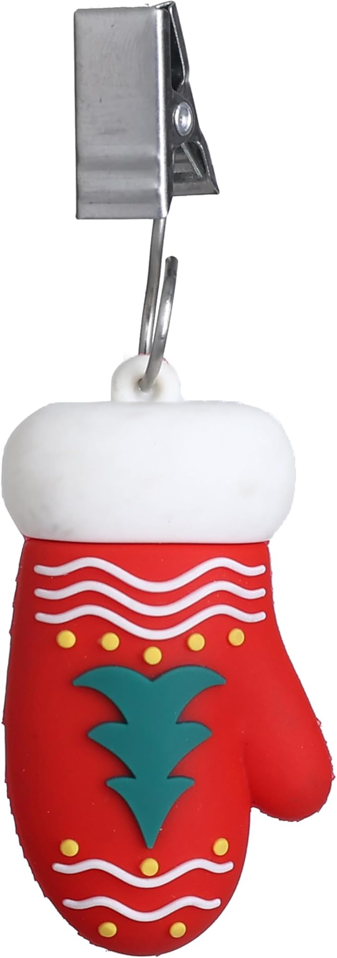 TwoFish Home Set of 4 Xmas Glove Tablecloth Weight Clamps Xmas Glove Decoration - Image 4