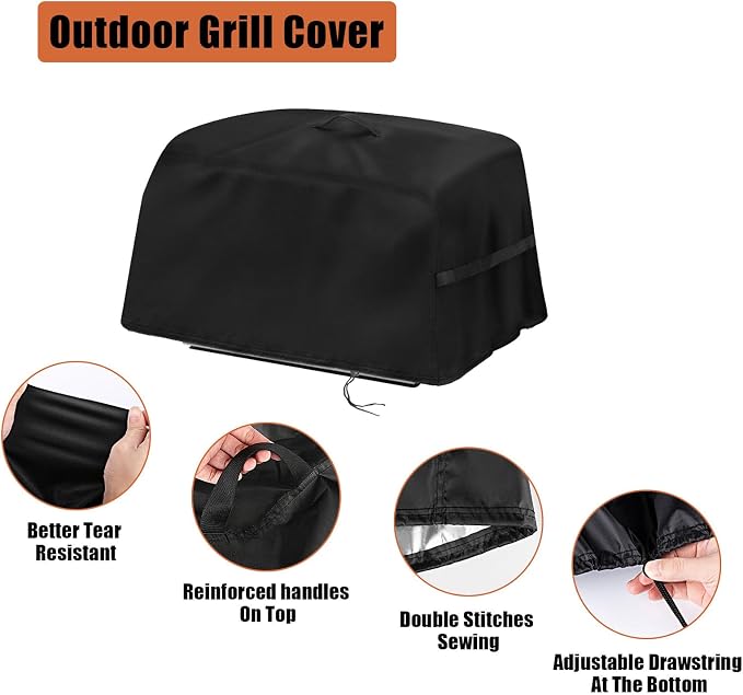 Grill Cover Fit for Weber Go-Anywhere Charcoal Grill, Waterproof Portable - Image 3
