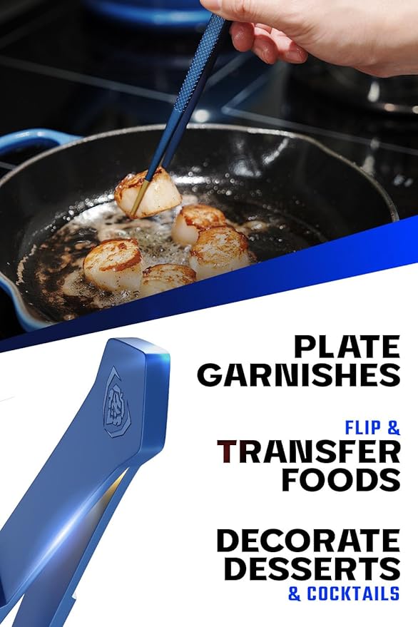 Small Precision Tongs with Micro-Teeth Tips, High-Carbon Steel