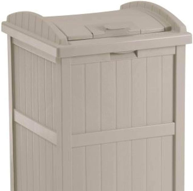 Suncast 3 Pack 15.75" x 16" x 31.6" Trash Hideaway 33 Gallon Resin Outdoor - Image 6