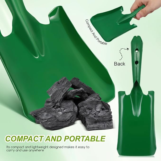 BESPORTBLE Ash Scoop for Fireplace, Fire Pit & Wood Stove – Small Iron Coal - Image 6