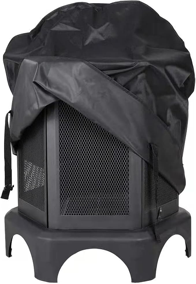 18 inch Grill Cover for Round Grill Cover Waterproof 600D Heavy Duty Outdoor - Image 8