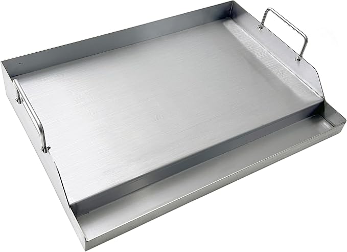 Direct Store Parts DS126 Stainless Steel BBQ Cooking Griddle, Universal Flat by DirectStore