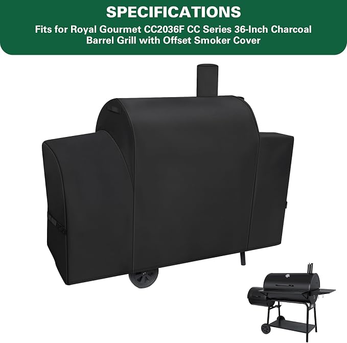 Heavy Duty 600D Grill Cover Fits - Image 2