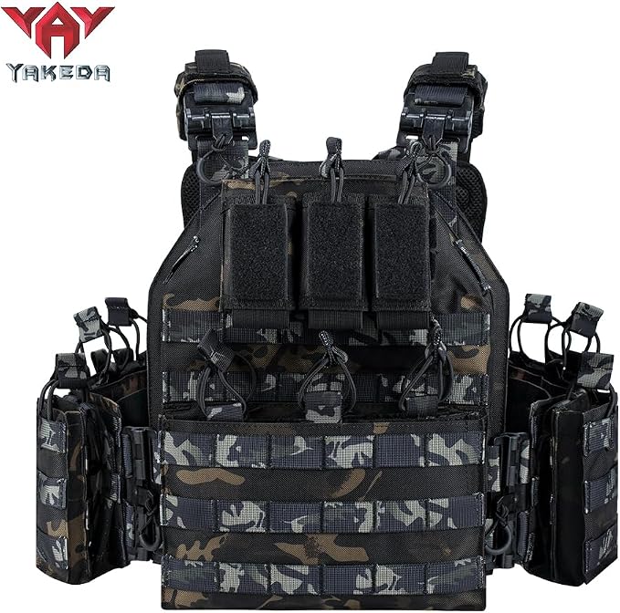 vAv YAKEDA Camo Tactical Outdoor Carrier Vest - Image 2