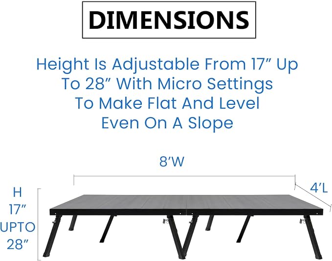4'x8' MYSTAGE 2 Stage Platform - Image 2