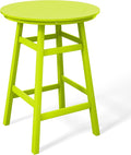 Costaelm Patio Bistro Table, Outdoor Bistro Dining Pub Table by Costaelm