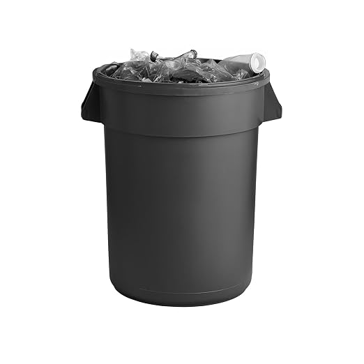 PRO&Family Commercial Round Trash Can - Image 4