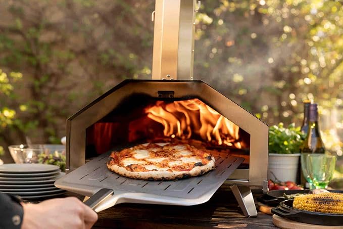 ooni 14” Perforated Pizza Peel – Long Handle Perforated Aluminium Pizza Paddle - Image 7