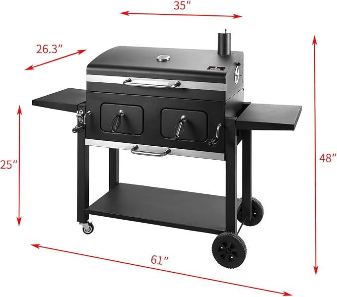 Charcoal Grill Outdoor BBQ Grill, Extra Large Cooking Area 794 Square Inches - Image 6