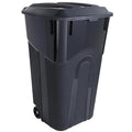 32 Gallon Wheeled Heavy Duty Plastic Garbage Can by Unknown