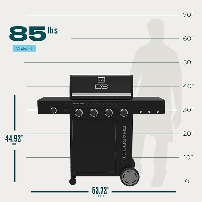Charbroil Performance Series 4-Burner Gas Grill Cabinet - Image 11