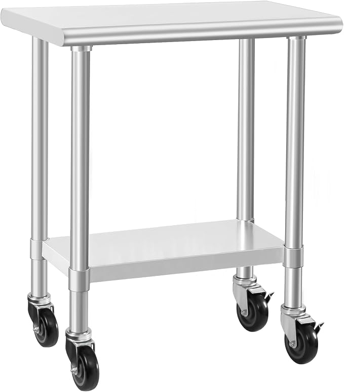 HARDURA Stainless Steel Commercial Table Prep & Work Table by HARDURA