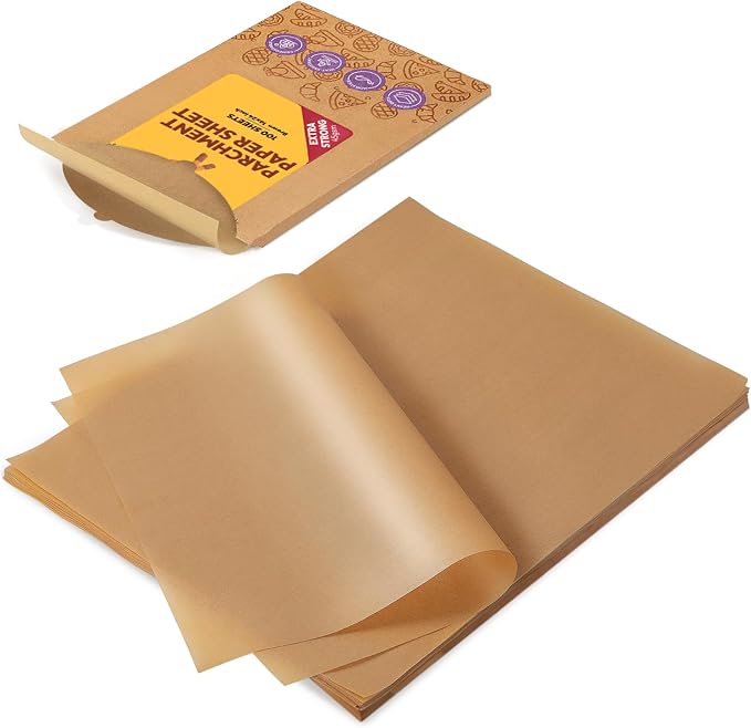 Katbite 16x24 Inch Parchment Paper Sheets, Unbleached Parchment Paper by katbite