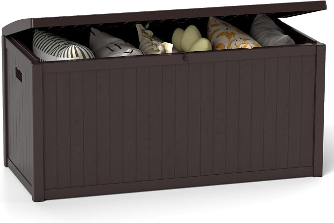 ZYJOYY Outdoor Storage Box, 120 Gallon Deck Box Indoor and Outdoor Use by ZYJOYY