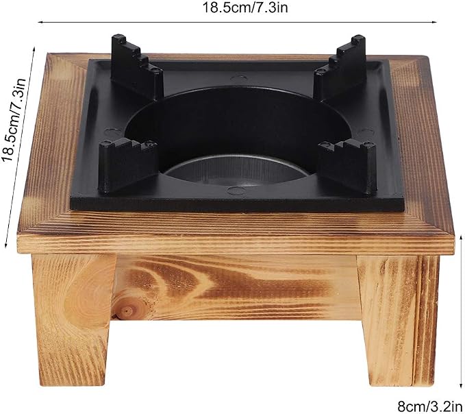 Jerliflyer Alcohol Wood Stove, Japanese Portable Stove Belly Stove - Image 3
