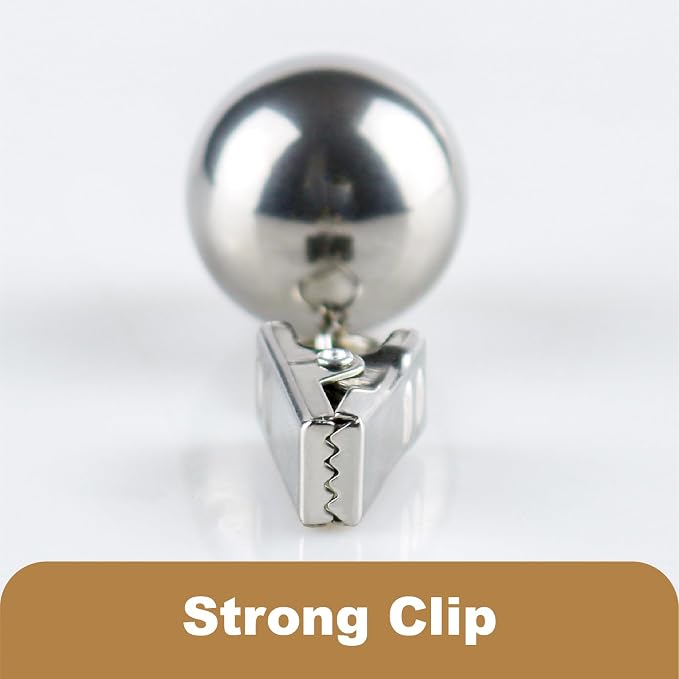 8 Pack Heavy Duty Tablecloth Weights, Rust Proof Stainless Steel Balls - Image 6
