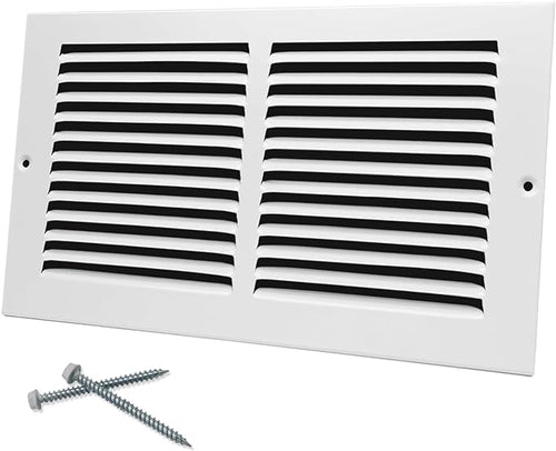 12"W x 6"H Steel Return Air Grille, Air Return Vent Cover by Howeall