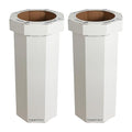 Eyely MPH1300F-SET2 Sal 25-Gallon Disposable Corrugated Cardboard Event Trash by eyely