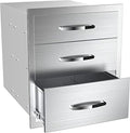 Stainless Steel Outdoor Kitchen Drawers by OLIPIC