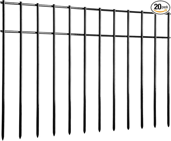Adavin Small or Medium Animal Barrier Fence, Metal Heavy Duty Fence by ADAVIN