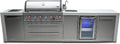 Mont Alpi MAi805-DBEV 6-Burner 115000 BTU 44-inch Deluxe Stainless Steel Island by MontAlpi