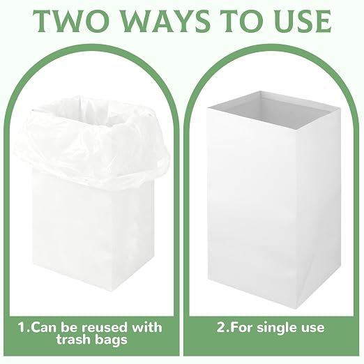 8 Pack 30 Gallon Disposable Trash Cans - Image 3