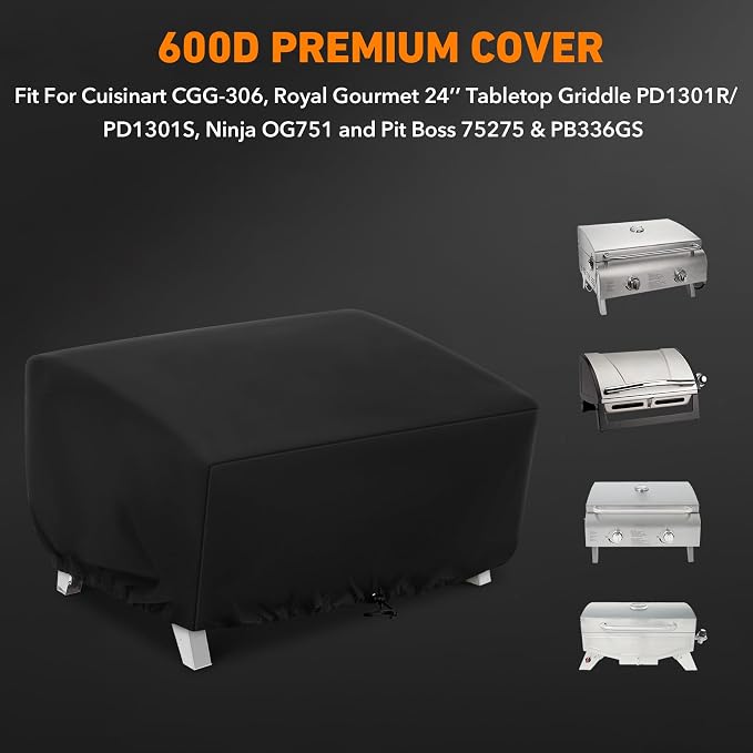 ZBXFCSH Heavy Duty 24 Inch Grill Cover Compatible - Image 2