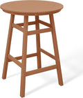 Costaelm Patio Bistro Table, Outdoor Bistro Dining Pub Table by Costaelm