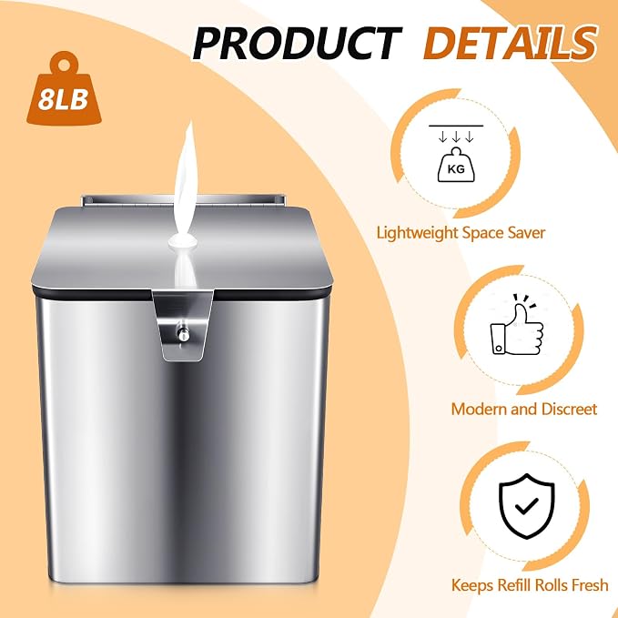 Zonon Stainless Steel Wall Mount Disinfectant Wipe Dispenser Fits Sanitizing - Image 4