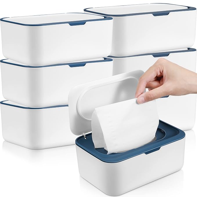 6 Pack Baby Wipes Dispenser Wipe Holder by Sumind