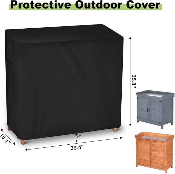 Outdoor Kitchen Cabinet Cover 39.4x18.1x35.8, Waterproof Covers - Image 7