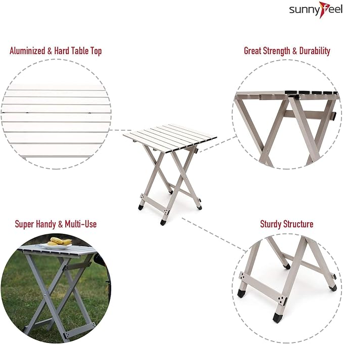 SUNNYFEEL Folding Camping Table - Image 5