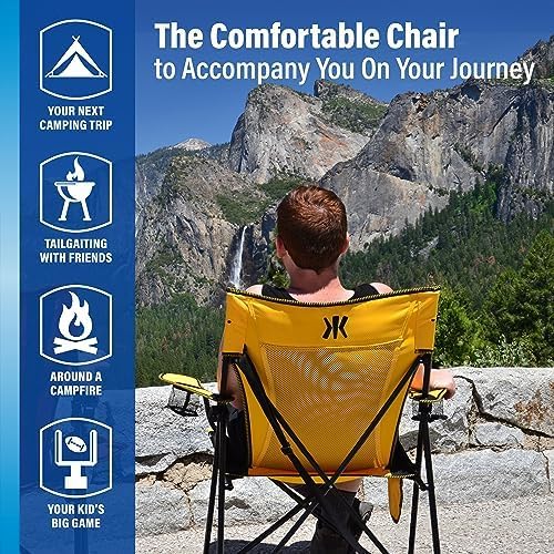 Camping Chairs with Dual Lock, Diamond Ripstop Polyester, Purple