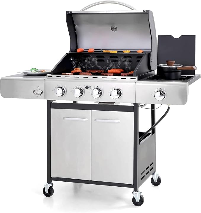 Sophia & William 4-Burner Propane Gas BBQ Grill by SophiaWilliam