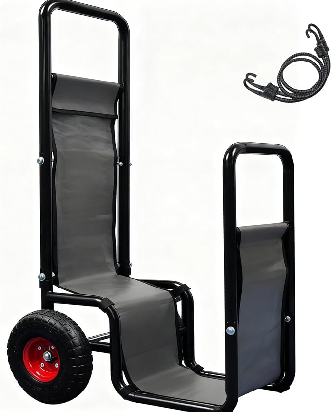 Kapler Firewood Cart with Wheels - Image 8