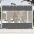 Clear Vinyl Curtains for Patio Enclosure, 23oz Heavy Duty Waterproof Anti-UV by JIANYANA