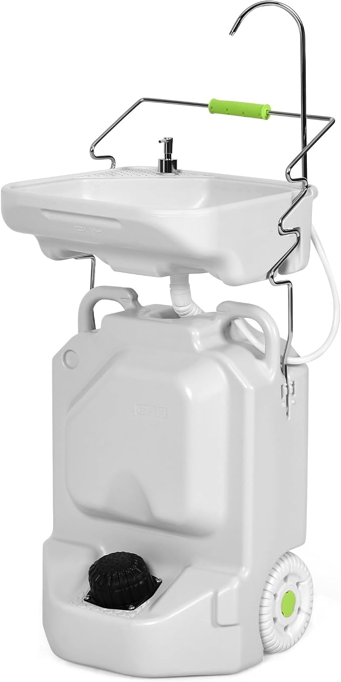 YITAMOTOR 38L Portable Camping Sink, Portable Hand Washing Station by YITAMOTOR