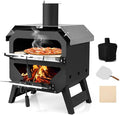 Happygrill Pizza Oven Outdoor, 12” Portable Wood-Fired Pizza Stove by HAPPYGRILL