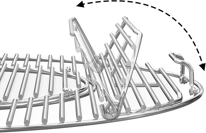 onlyfire Double-Side Hinged Cooking Grate, Gourmet BBQ System Replaced Grilling - Image 3