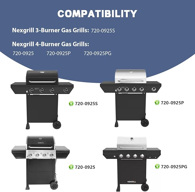 Grill Parts for Nexgrill replacement parts 4 Burner 720-0925 720-0925PG - Image 3