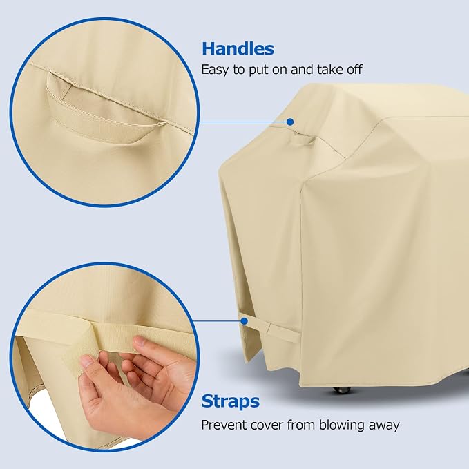 SunPatio Grill Cover 58 Inch, Heavy Duty Waterproof Barbecue Cover, Outdoor - Image 4