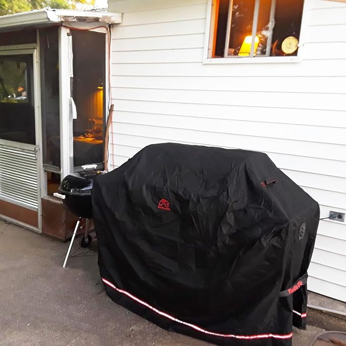 Turtle Life BBQ Grill Cover, 52 Inch Heavy Duty Waterproof 3 Burner Barbecue - Image 6