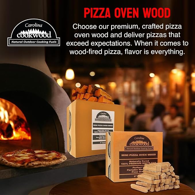 Mini Pizza Oven Wood, 6 Inch Firewood Logs, USA Made, Sustainably Milled - Image 2