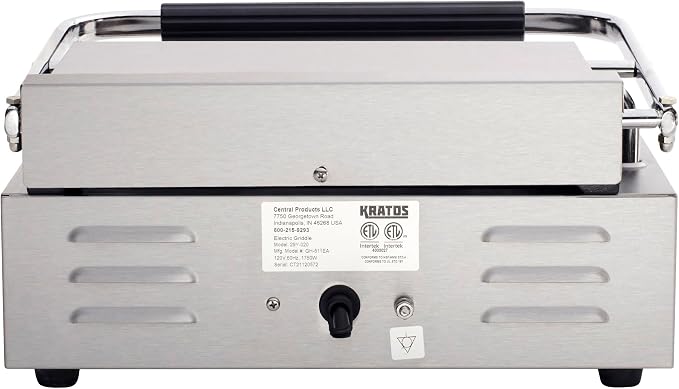 Kratos Commercial Electric Panini Sandwich Grill - Image 6