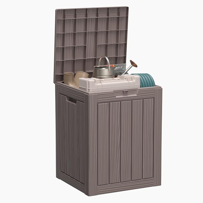 28 Gallon Outdoor Storage Box – Resin Deck Box - Image 2