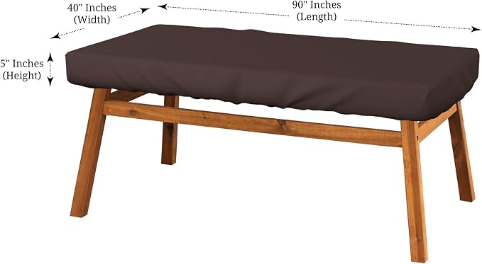 Covers & All Rectangle Table Top Cover, 12 Oz Waterproof UV & Weather Resistant - Image 2